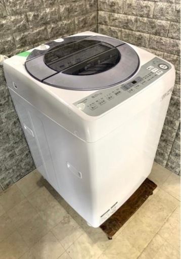 ★3ヶ月保証付き★洗濯機★2019年★SHARP★ES-GV8D-S★8kg★S-14