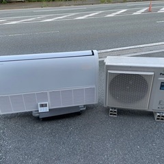 ☆中古品 パナソニック天吊りエアコン 3馬力 2021年 内機：CS-P80T6B 外