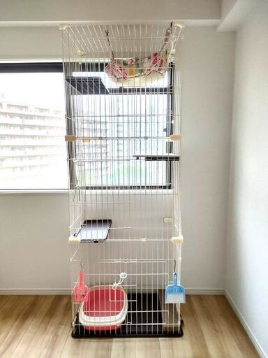 お値下げ！マルカン キャットフレンドルーム スリム  3段　CT-323