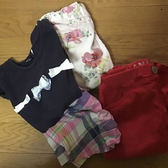 110、120女の子の服たくさんあります　9／21のみ
