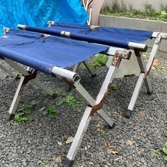 キャンプ用　ベンチ　イス　2個セットの画像