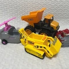 パウパトの乗り物3点とダンプカーのセット