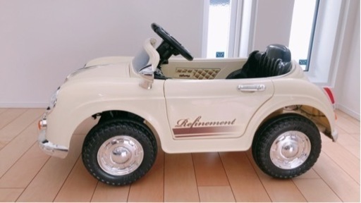 子供向け電動乗用ラジコンカー　ポルシェタイプ　白