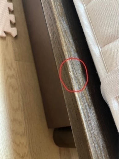 ダブルベッド 収納付き 《フレームのみ》