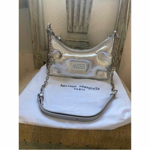 ◾️超格安！新品◾️ メゾンマルジェラ　メタリック　ショルダーバッグ　シルバー
