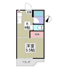 💙💙初期費用5万円！フリーレント1ヶ月付き😍敷礼０！《1K》町田...