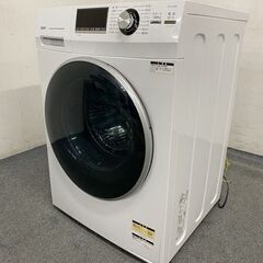 高年式!2022年製! AQUA/アクア AQW-FV800Eドラム式洗濯機 8kg 左開き ホワイト 中古 店頭引取歓迎 R7512