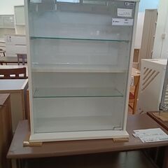 ★ジモティ割あり★  ディスプレイラック 白 H60×D45×W...