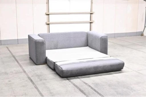 ソファ　ソファベッド　オットマン付き