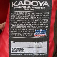 【美品】KADOYAライダースジャケット（Lサイズ）の画像
