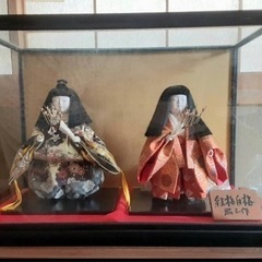 美品　昭玉作　立雛人形　紅梅白梅　昭和40年代物
