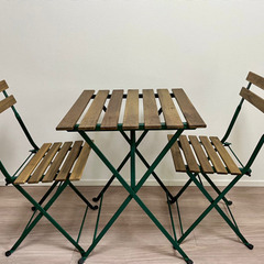 IKEA TÄRNÖ テーブル＆チェア2脚 屋外用
