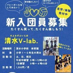 ジュニアバレーボールメンバー募集（小倉北区）