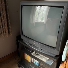 SHARP25インチ　ブラウン管テレビ&テレビ台