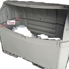大型集積保管庫　中古　屋外用　ダストボックス　大型ゴミ箱の画像