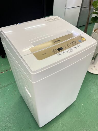 ★アイリスオーヤマ★ 5kg洗濯機 2021年 IAW-T502EN ホワイト IRIS 一人暮らし コンパクト 生活家電 福島 郡山市