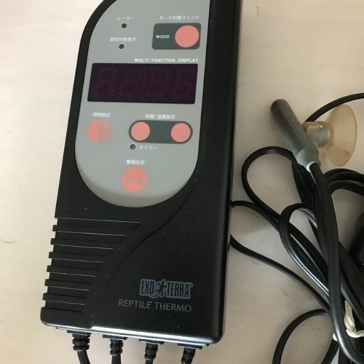 爬虫類用サーモスタット