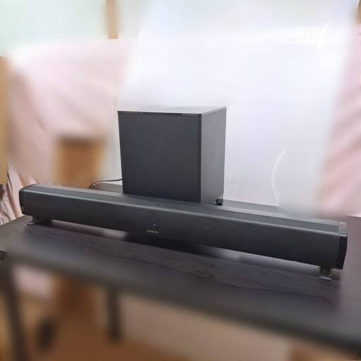 【持ち帰り】ONKYO　 ワイヤレスサブウーハー付き　サウンドバー LS-B50　ブラック