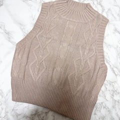 🤍新品　ニットノースリーブ　秋冬　