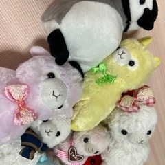 ぬいぐるみセット　アルパカ　ペンギン　