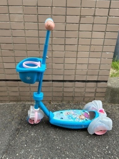 子供用キックボード3輪  アナ雪