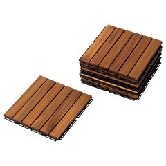 IKEA ルッネン/ ウッドデッキ×36枚+おまけ芝バージョン