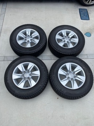 (送料無料) 新車外し未使用 トヨタ プラド 純正タイヤホイール 4本セット 265/65R17 112S
