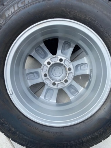 (送料無料) 新車外し未使用 トヨタ プラド 純正タイヤホイール 4本セット 265/65R17 112S
