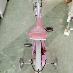 【店頭10％OFF】子供用　補助輪付　16インチ　自転車　中古　リサイクルショップ宮崎屋住吉店23.11.21ｋの画像