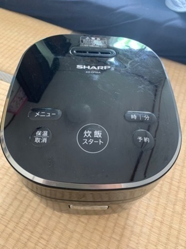 SHARP(2019年購入2年間使用)３合炊き炊飯器