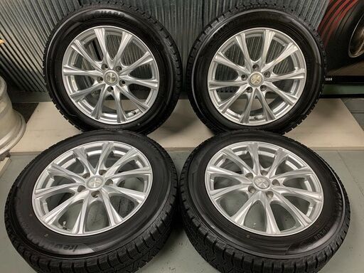 バリ山★215/60R17　C-HR　カローラクロス　エスティマ　アイスガード　IG50プラス　安心のエアー＆バランス調整済み