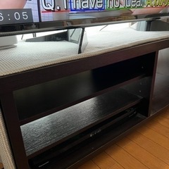 テレビボード　ブラウン