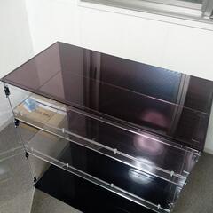 コレクション棚　アクリル製　鍵付　　棚　ショーケースの画像