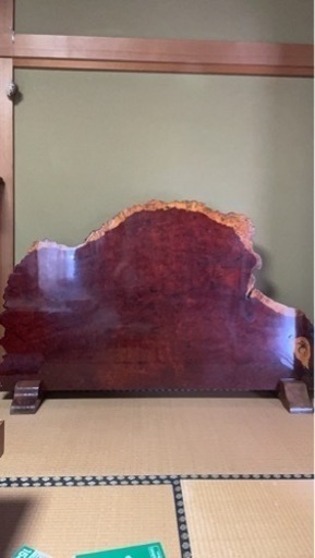 最終値下げ中  花梨(天然木)の衝立