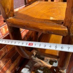 アンティーク/中国骨董/円型/飾り棚/ラウンドシェルフの画像