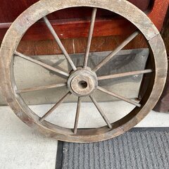 アンティーク/ガーデン雑貨/車輪型オーメント
