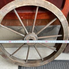 アンティーク/ガーデン雑貨/車輪型オーメントの画像
