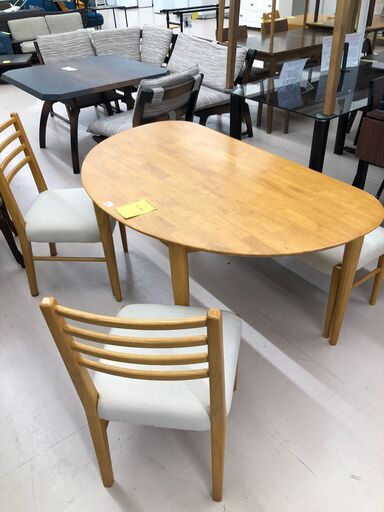 Wa599 ダイニングセット4人用ナチュラル