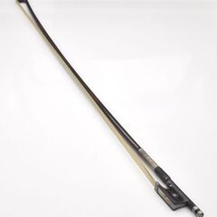 メーカー不明 バイオリン 弓 4/4 約76cm 64.5g 丸弓 蝶貝象嵌 パリジャンアイ 札幌市 清田区 平岡の画像