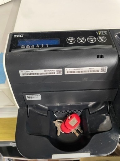 ※受付終了　大幅値下げ❗️超お買い得❗️早い者勝ち❗️ 東芝テック　レジ　POSターミナル  QT-100 ドロアー  釣銭機付き