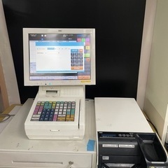 ※受付終了　大幅値下げ❗️超お買い得❗️早い者勝ち❗️ 東芝テック　レジ　POSターミナル  QT-100 ドロアー  釣銭機付き