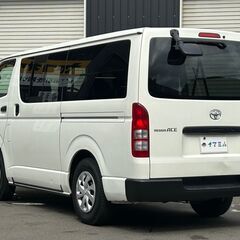 【コミコミ価格】トヨタ　レジアスエースバン　ロングDX　社外ナビ　Bluetooth　9人乗り　AT　4WD　車検R6年9月♪　5983の画像
