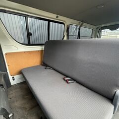 【コミコミ価格】トヨタ　レジアスエースバン　ロングDX　社外ナビ　Bluetooth　9人乗り　AT　4WD　車検R6年9月♪　5983の画像