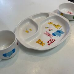 無料でお譲りします【キッズ用食器】