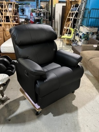 ☆美品!!☆ 1人掛け リクライニング ソファ チェア 手動タイプ