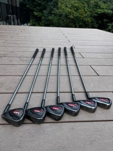 Callaway(キャロウェイ) RAZR X BLACK(5,6,7,8,9,P)6本セット 右利き フレックスS