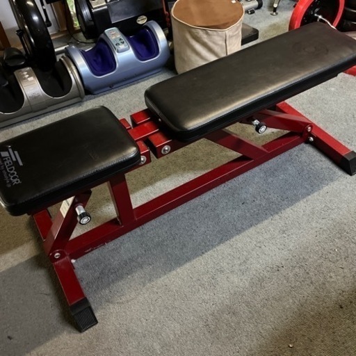 FIELDOOR フラットインクラインベンチ 8段階×4調整可能(32通り)