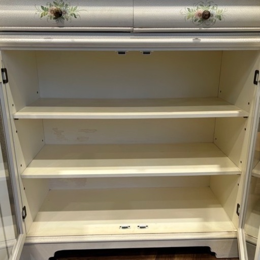 【BY REUSE霧島国分新町店 出張買取•見積完全無料¥0】輸入家具　ミラー付き収納棚　