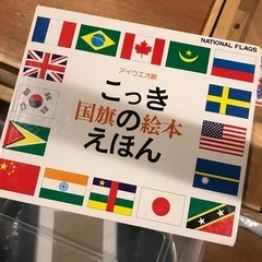国旗の絵本　落書き破れあり