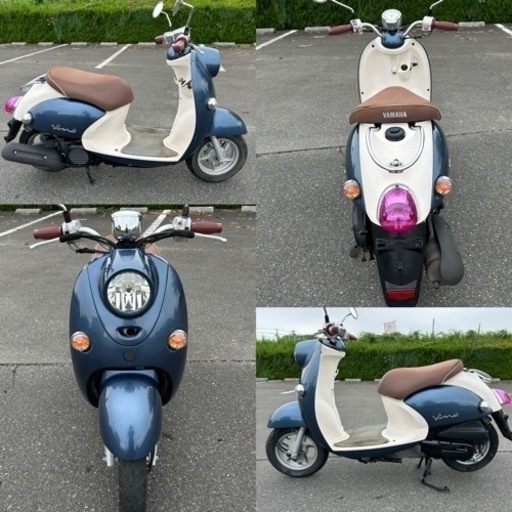 ☆ビーノ.SA37J型☆低燃費FIモデル☆バッテリー・プラグ・グリップなどなど新品交換^_^色々整備で快調ですよ☆50cc原付スクーター☆